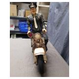 Decorative Police Motorcycle Officer Figurine