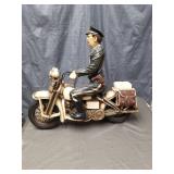 Decorative Police Motorcycle Officer Figurine