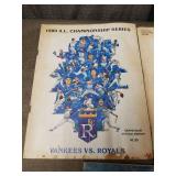 1980s MLB World Series Program Collection