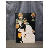 Brett Favre Green Bay Packers Steakhouse Promotional Poster