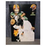 Brett Favre Green Bay Packers Steakhouse Promotional Poster