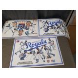 1976-77 Kansas City Royals Division Champions Promotional Placemats