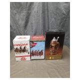 Budweiser Holiday Beer Steins Collection