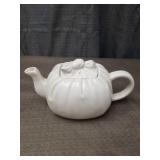 White Pumpkin Design Tea Set