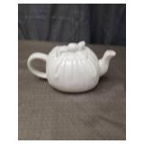 White Pumpkin Design Tea Set