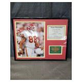Tony Gonzalez Kansas City Chiefs Framed Photo with Career Stats
