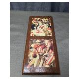 1980s San Francisco 49ers Wood Plaque
