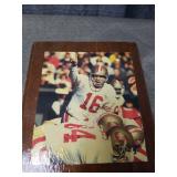 1980s San Francisco 49ers Wood Plaque