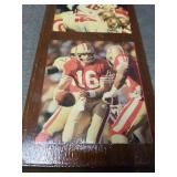 1980s San Francisco 49ers Wood Plaque