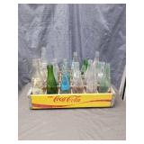Classic Coca-Cola Wood Crate with Mixed Soda Bottles
