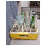 Classic Coca-Cola Wood Crate with Mixed Soda Bottles