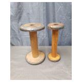 Industrial Wooden Textile Spools