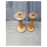 Industrial Wooden Textile Spools