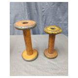 Industrial Wooden Textile Spools