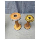 Industrial Wooden Textile Spools