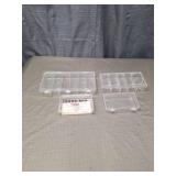 Clear Trans-Box Storage Containers Set