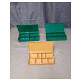 Velure Box Collection - Green and Tan Storage Cases
