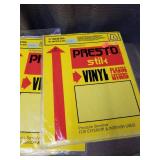Presto Stick Helvetica Vinyl Letters and Number Sets