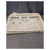 1960s Iowa Newspaper Collection - Des Moines Register & Fort Dodge