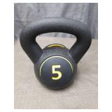 Cast Iron Kettlebell Set - 5 and 10 lbs