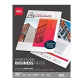 Office Depot Professional Brochure And Flyer Paper  Glossy  8 1/2in. x 11in.  50 Lb  Pack Of 100 Sheets  124213