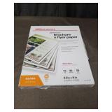 Office Depot Professional Brochure And Flyer Paper  Glossy  8 1/2in. x 11in.  50 Lb  Pack Of 100 Sheets  124213