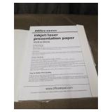 Office Depot Professional Brochure And Flyer Paper  Glossy  8 1/2in. x 11in.  50 Lb  Pack Of 100 Sheets  124213