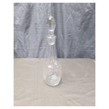 Clear Glass Decanter with Stopper