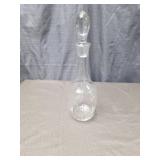 Clear Glass Decanter with Stopper