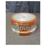 Memorex 30-pk Dvd-r 8x 4.7gb 120min Video Recordable Sealed Media Pack