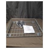 The Lakeside Collection Expandable Rolling Metal Basket
