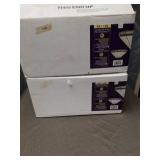 (2) Hampton Bay Tiffany Style Stained Glass Wall Sconce Lamps 13\" Decor Lights NIB