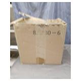 (6) Tall Clear Glass Cylinder Vase