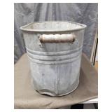 Large Galvanized Metal Wash Tub