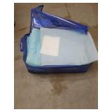 Large Blue Storage Bag with Blankets