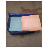 Large Blue Storage Bag with Blankets