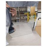 (8) Wave-Shaped Decorative Wall Mirror