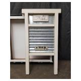 Retro Laundry Sign and Washboard Decor Set