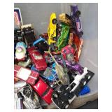 Mixed Diecast Car Collection with Storage Box