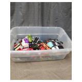 Mixed Diecast Car Collection with Storage Box
