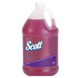 Scott Pink Lotion Skin Cleanser - Peach Scent - 1 Gal [3.8 L] - Refillable, Rich Lather, Moisturizing - Pink - 1 Each (91300ct)