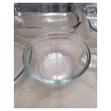 Clear Glass Bakeware and Serving Bowl Set