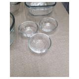 Clear Glass Bakeware and Serving Bowl Set