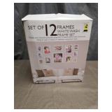 12-Piece White Photo Frame Gallery Set