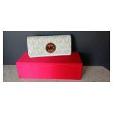 Michael Kors Fulton Flap Continental Long Wallet Monogram Vanilla Acorn