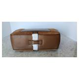 Michael Kors Quincy Large Suede/Leather Handbag Tote Brown & dust bag NWT
