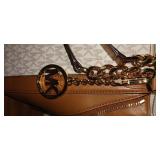 MICHAEL KORS STANTHORPE VANILLA large SATCHEL