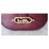 ELLE SADDLE BAG WITH CHAIN PRINT (COACH F38111) & CORNER ZIP WRISTLET WITH CHAIN PRINT