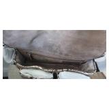 Michael Kors Suede Dual Buckle Crossbody Bag Pocketbook Purse dust bag reg. 368