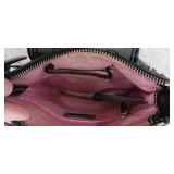 DOONEY & BOURKE Black Gray Jacquard Signature Messenger Crossbody Bag